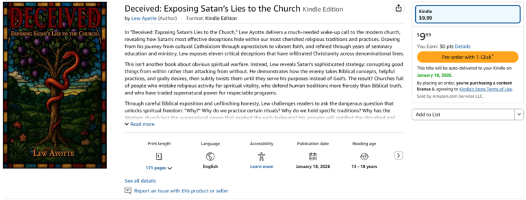Deceived Kindle Edition Amazon Page